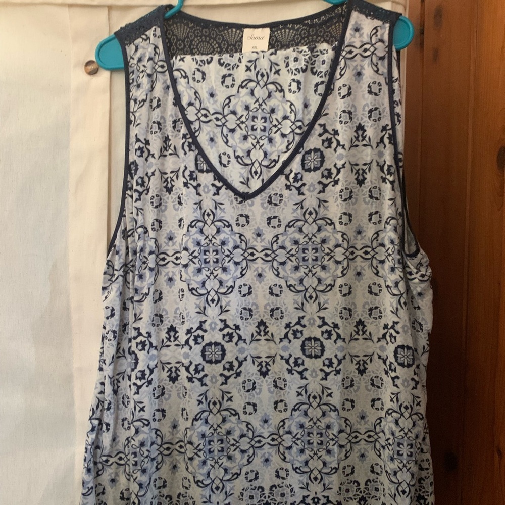Soma cool nights floral pajamas with lace